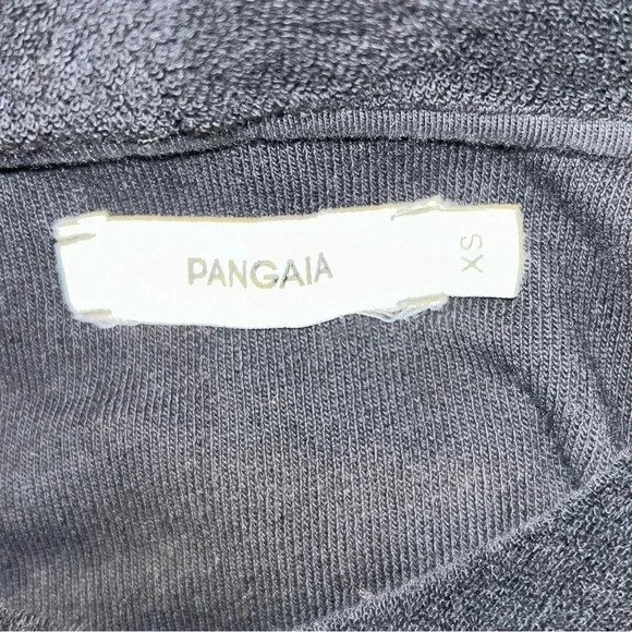 Pangaia Hoodie Top Size XS 100% Organic Cotton Pullover Crop Terrycloth Pockets - Picture 3 of 12